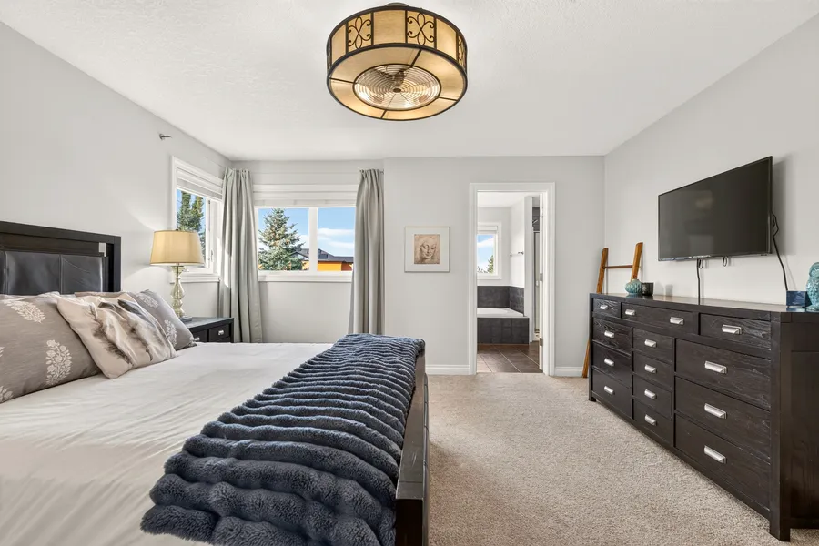 Primary retreat, ensuite beyond