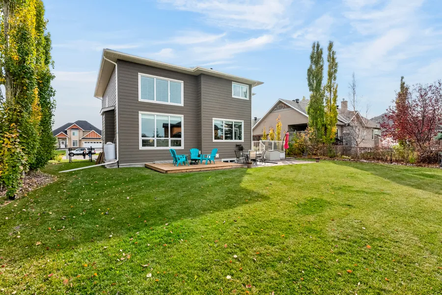 Backyard, deck and patio